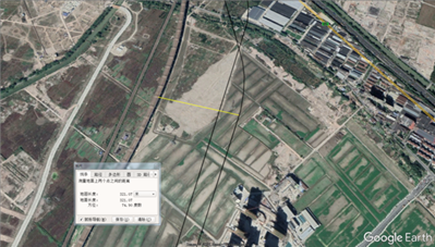 谷歌地球怎么反馈，杭州市铁路标错了三百多米