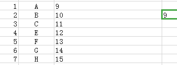 INDEX(A1:D11,9,2)函数返回值是多少？