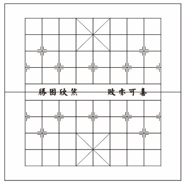 60X60厘米画一个棋盘怎样画，折叠桌面，30X60两块，谢谢名人指教