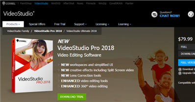 Corel VideoStudio 2018官网发布了吗