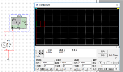 为什么multisim中时钟脉冲我调成了1HZ，50%占空比，5v，时间不是1S