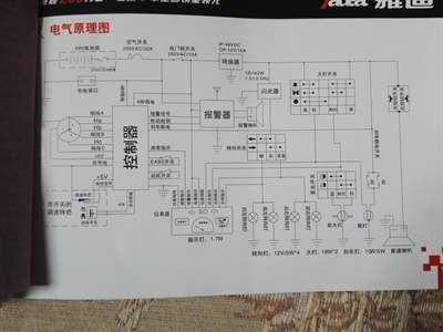 电气原理图中标示的48V电池组“250V/30A安  快速”是什么意思