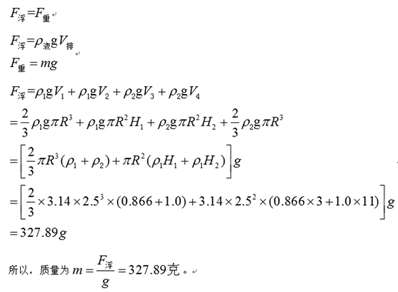 关于浮力方面的计算题