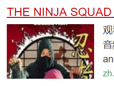 跪求英文名：The Ninja Squad的电影，谢谢