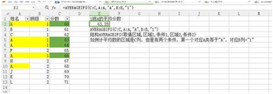 怎样带多条件求平均值excel averageifs用法实例