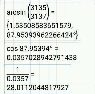 sec［arcsin（3135/3137）］，如何回答