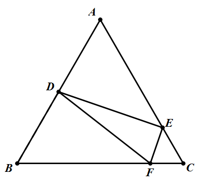 如图,在正△ABC中,D,E分别为边AB,AC上的点,BD=2CE,