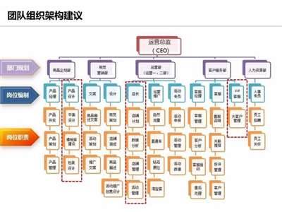 公司运营中心人员架构