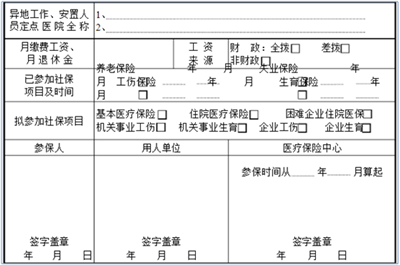 医保参保人员登记表在哪下载