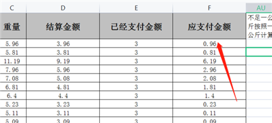 各位大声，请假一个问题。WPS表格中快递费用不足一公斤要按照一公斤计算，比如：0.5公斤算出来是1公