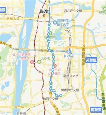 长沙146公交线路图