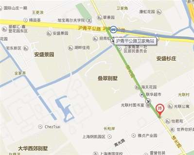 上海市豫园到青浦区高光路怎么走最近