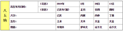 宝宝2019年2月28日17时13分，男宝宝，姓刘，泽字辈，