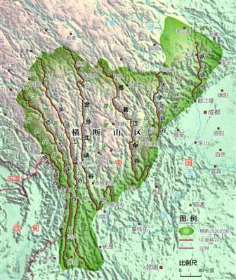 四川龙门山，二郎山，大相岭泥巴山都属于横断山脉吗？